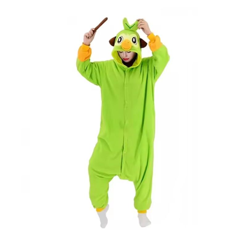 Women Onesies Grookey Kigurumi Halloween Party Cosplay Costume Pijamas Sleepwear Monkey Jumpsuit Gift