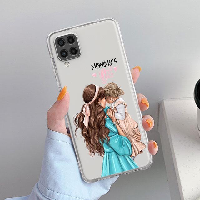 Etui do Samsung Galaxy A52 A12 A51 A71 A32 A21s A22 A53 A23 A13 A03 A02 A41 A33 A11 A72 A73 telefon Cove Super mama dziecko