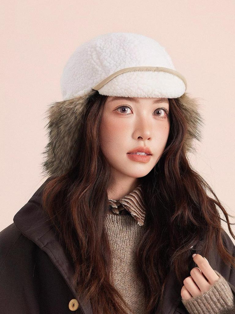 Clape Flight Cap with Ear Windproof Pilot Perfect for Winter and Other Outdoor Warm and Cold Weather Flaps, Cap, Skiing, Cycling, Hiking, Fishing,