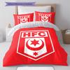 Hallescher FC Pattern Bedding,Quilt Set Quilt Cover Pillowcase Home Birthday Gift(1 * Duvet Cover + 2 * Pillowcase, Without Core)