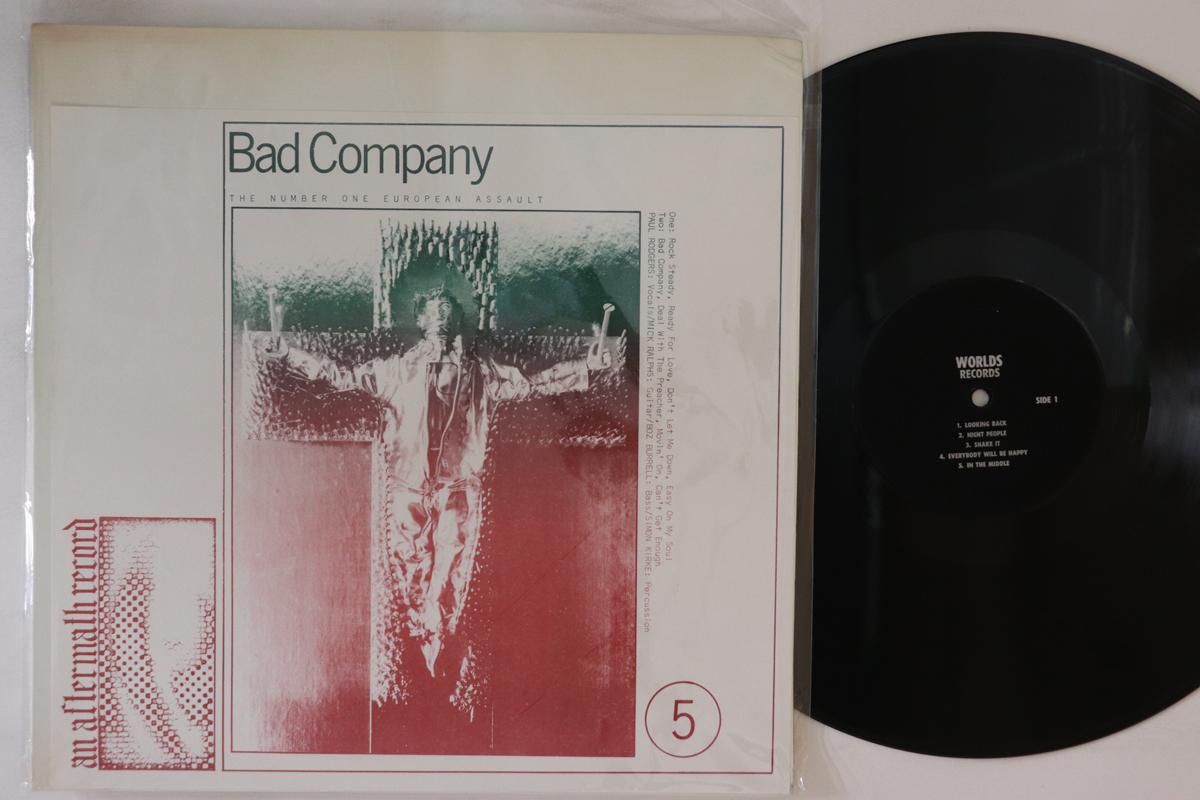 

LP Record BAD COMPANY Number One European Assault 5 AFTERMATH 1975 US Rock Used