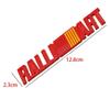 Car Rear Trunk Grill Ralliart Logo Sticker For Mitsubishi L200 Lancer Outlander Pajero Triton RVR ASX EVO Emblem Grille Badge