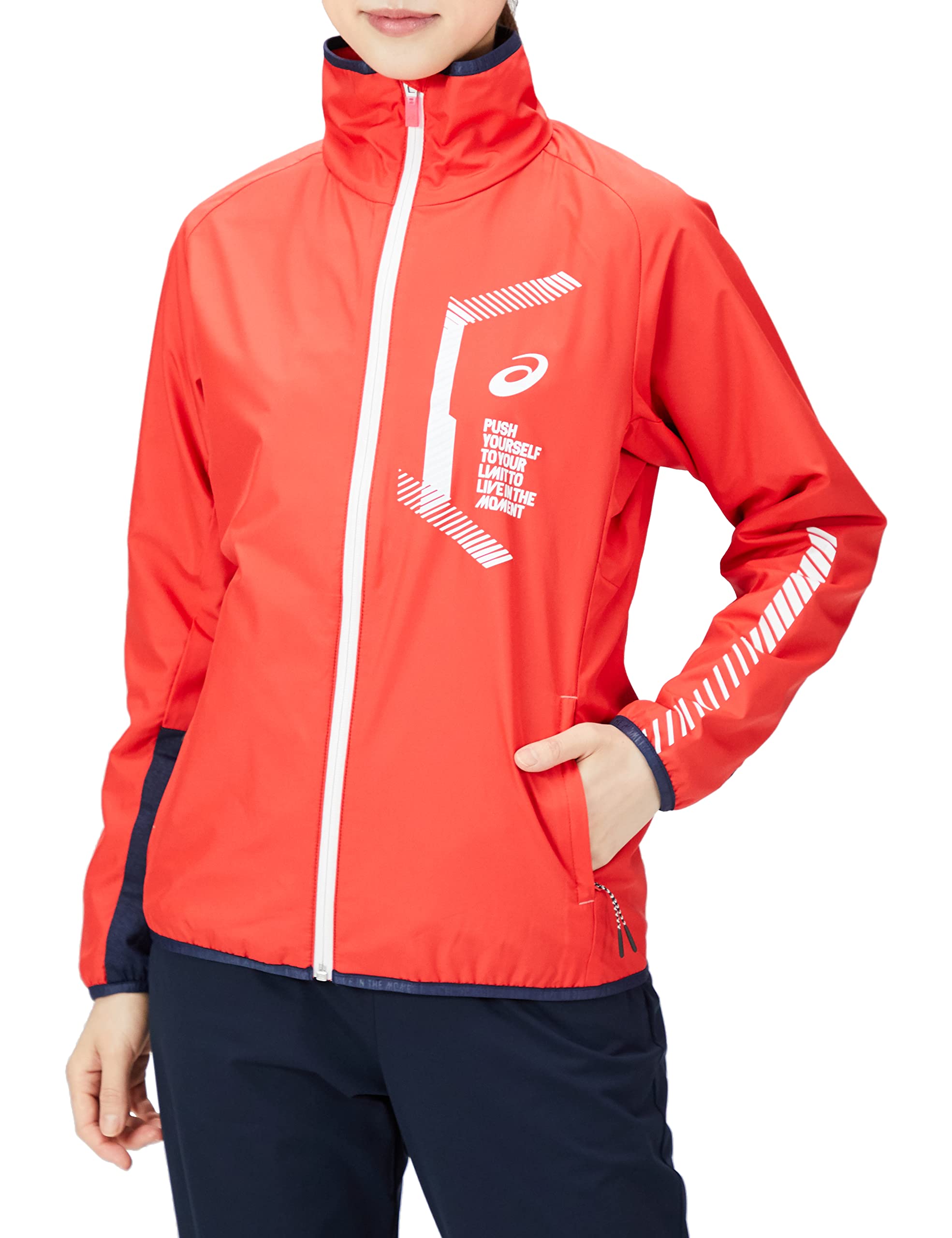 

Куртка-ветровка LIMO с трикотажной подкладкой 2032C239 Тренировочная одежда [Asics] Женская