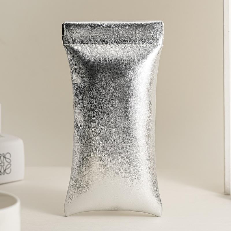 

1/3pcs Mini Silvery Pouches-Stylish Women s Makeup Bag,Portable Cable Organizer,Cosmetic&Card Holder with Snap Closure Design