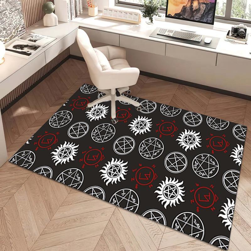 Supernatural Rug - Home carpet Office Decorative Carpet For Living Room Bedroom Door Mat Floor Rug Computer Chair Area Rug