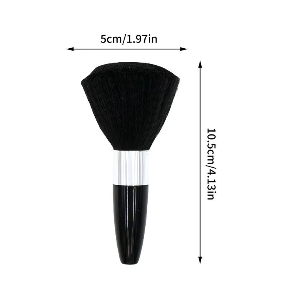 1pc Soft Neck Face Duster Barber Black Beard Brushes Hair Cleaning Hairbrush Salon Cutting Hairdressing Styling Makeup Tools