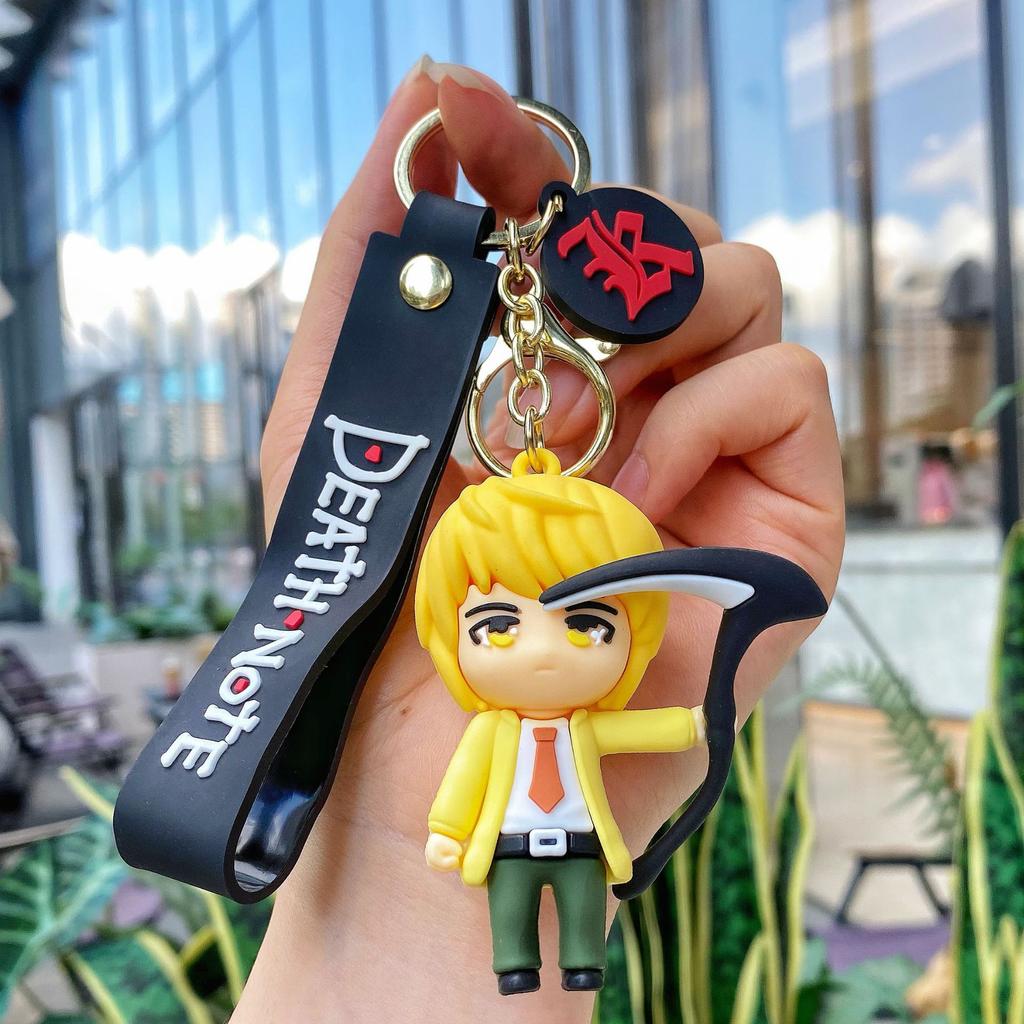 Cartoon New Anime Keychain Women Men Key Chain Double Sided Pendant Key Holder Acrylic Jewelry For Children Birthday Gift Presents