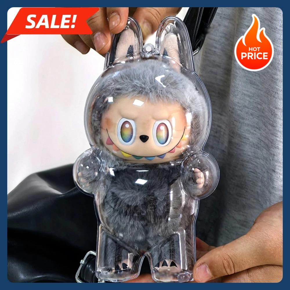 High Quality For labubu transparent shell HOT LABUBU transparent protective case protective cover dust cover storage box canvas cloth LABUBU