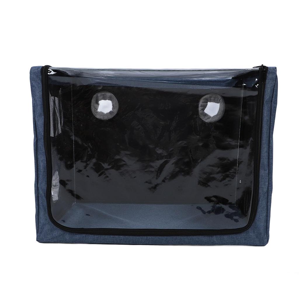 Nebulizer Dog Tent, Spacious Foldable Pet Nebulizer Nest with Double Holes, Multi-functional Dog Crate for Home Pet Hospital