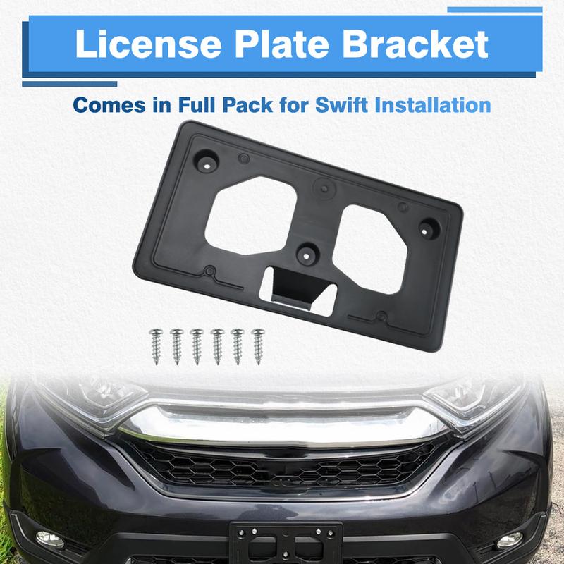Car Front Bumper License Plate Frame Mounting Bracket Holder Accessories For Honda CR-V 2017 2018 71145TLAA00 HO1068124