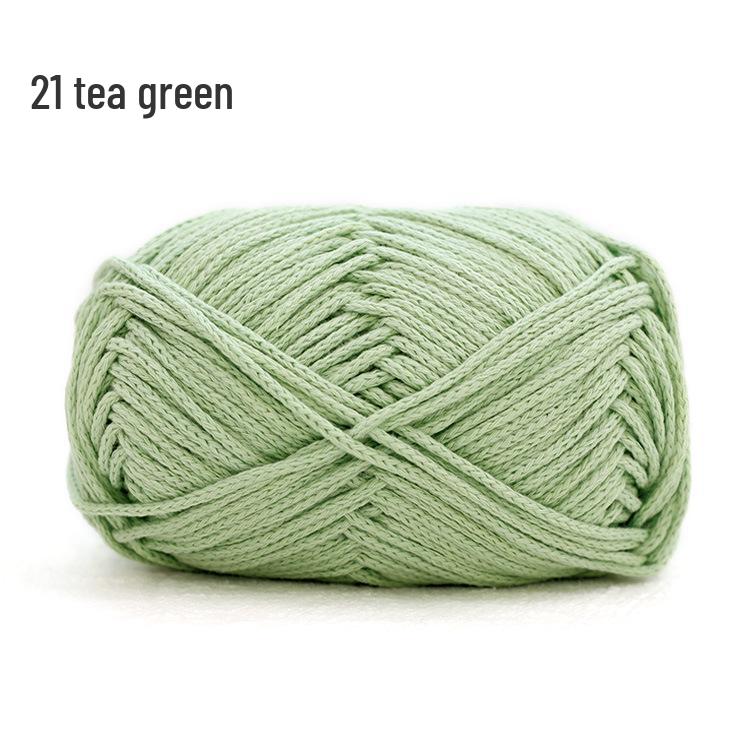 Xue Feier Suxin 2mm Round Hollow Pure Cotton Crochet Yarn for DIY Knitting