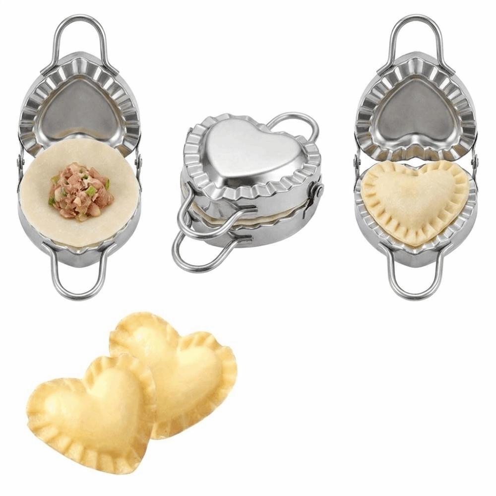 Stainless Steel Dumpling Press Mold Crimped Edge Dumpling Making Tools Homemade Cooking
