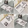 Diatom Mud Absorbent Anti-Slip Bathroom Mat