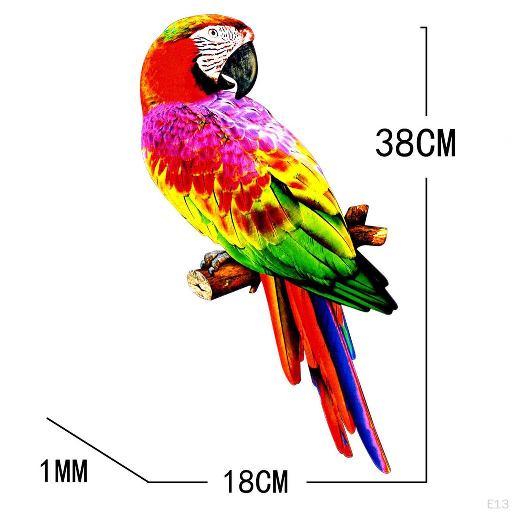 Handcrafted Parrot Figurine for Outdoor Display