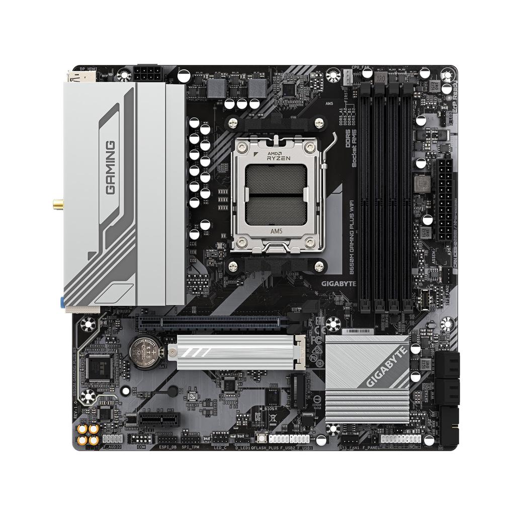 Gigabyte B650M GAMING PLUS WIFI AMD Ryzen Series Processors Compatible Socket AM5 Motherboard MB6616 9000/8000/7000 Micro-ATX