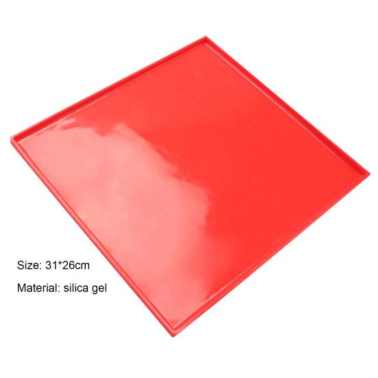 Heat Resistant Silicone Swiss Roll Mat Random Color Pizza Cookie Baking Sheet Pad Kitchen Tool