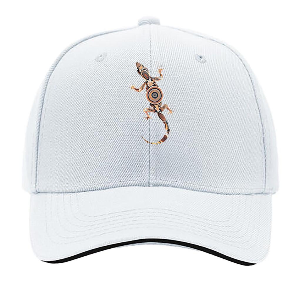 Decorazione Gecco in Resina Modello Bersaglio Colorato Cappello Hip Hop Moda Sport Outdoor Cappellino da Baseball a Sandwich