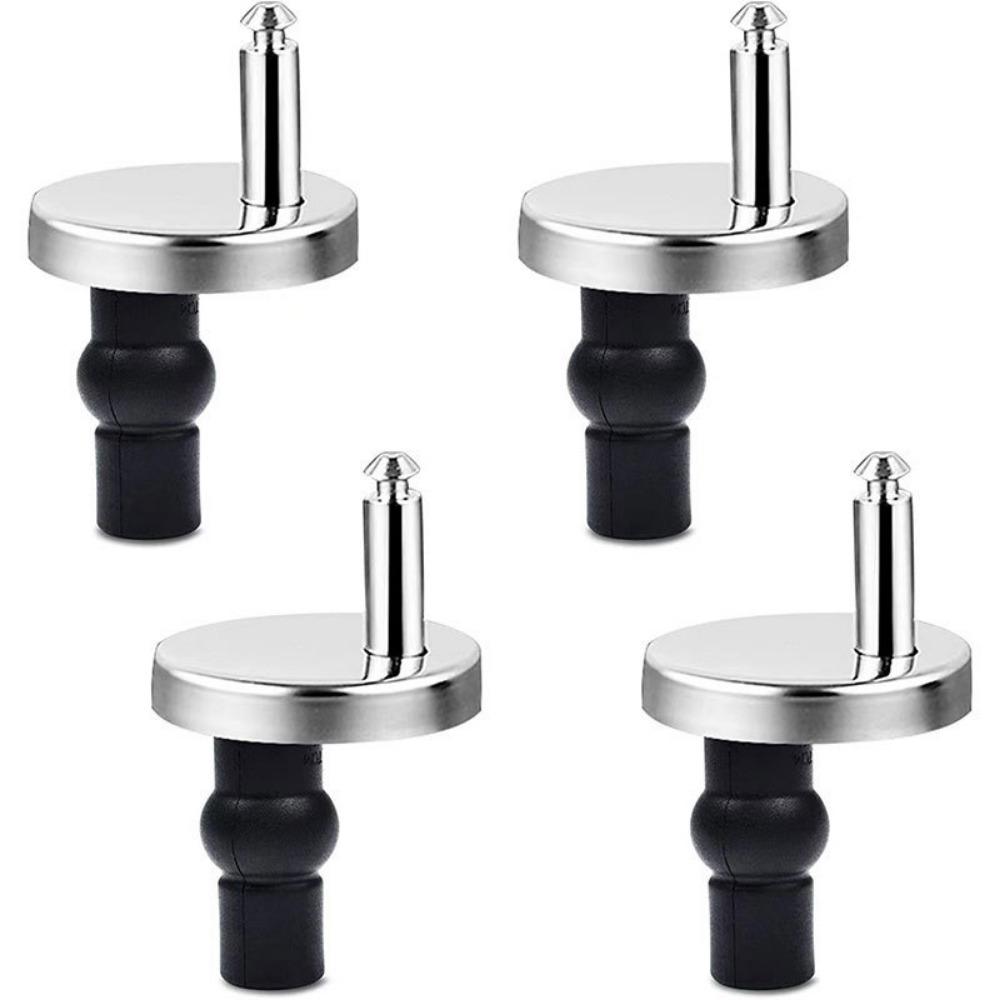 Stainless Steel Toilet Lid Hinges Set Universal Toilet Seat Fit Replacement  Toilet Lid Accessories