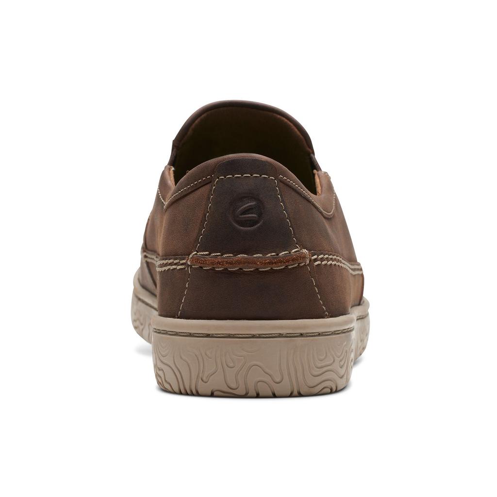 Clarks Hodson Series Top Layer Cowhide Fashion Breathable Comfortable Versatile Casual Shoes Men sneaker Brown 261721587