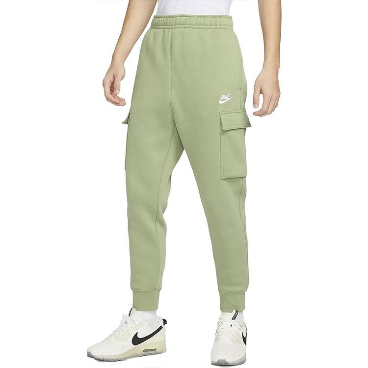 New Nike Knitted Sweatpants Men's Oil Green CD3130-386