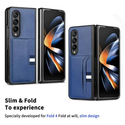 Drop Schutz Präzise Ausschnitt Klapp Fall Für Samsung Galaxy Z Fold 4 Fold4 Fold3 Fold2 Fold 2 3 5g Karte Slot Telefon Tasche Coque