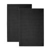 Bar Mat PVC Heat Insulation Drain Pad Black Bar Countertop Spill Mat for Bar Kitchen Restaurant Hotel
