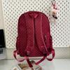 Schoolbag Niche Original Piano Keys Polka Dot Backpack Female Student Schoolbag Large Capacity Versatile College Style Simple Travel Backpack