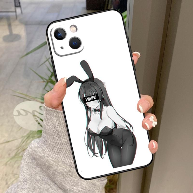 Sugoi Senpai Anime Waifu Sexy Girl Case For iPhone 17 Pro Max 16 14 13 12 11 15 Pro Max Plus 12 13 Mini 16e 17 Air Back Cover