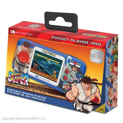 My Arcade Street Fighter II Pocket Player Portable Game System 2 Games 2.75-inch Color Screen