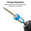 Magnetic Bit Holder Magnetic Ring Strong Magnetizer Demagnetizer 6.35mm Phillips Cross Head Screwdriver Bit Holder Hand Tools