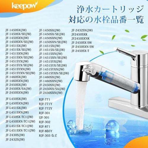 Genuine Compatible Replacement JF-21 Faucet Water Purification Cartridges (JF-21-T) - Set of 3 | High Chlorine Protection, Lasts Up To 4 Months