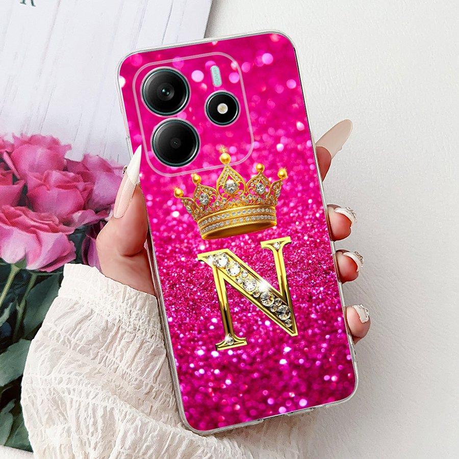 New Letter Painted Case for Xiaomi Redmi Note 14 Pro 5G Soft Silicone Fundas Soft Silicone Shell for Redmi Note14 5G 14Pro Capa