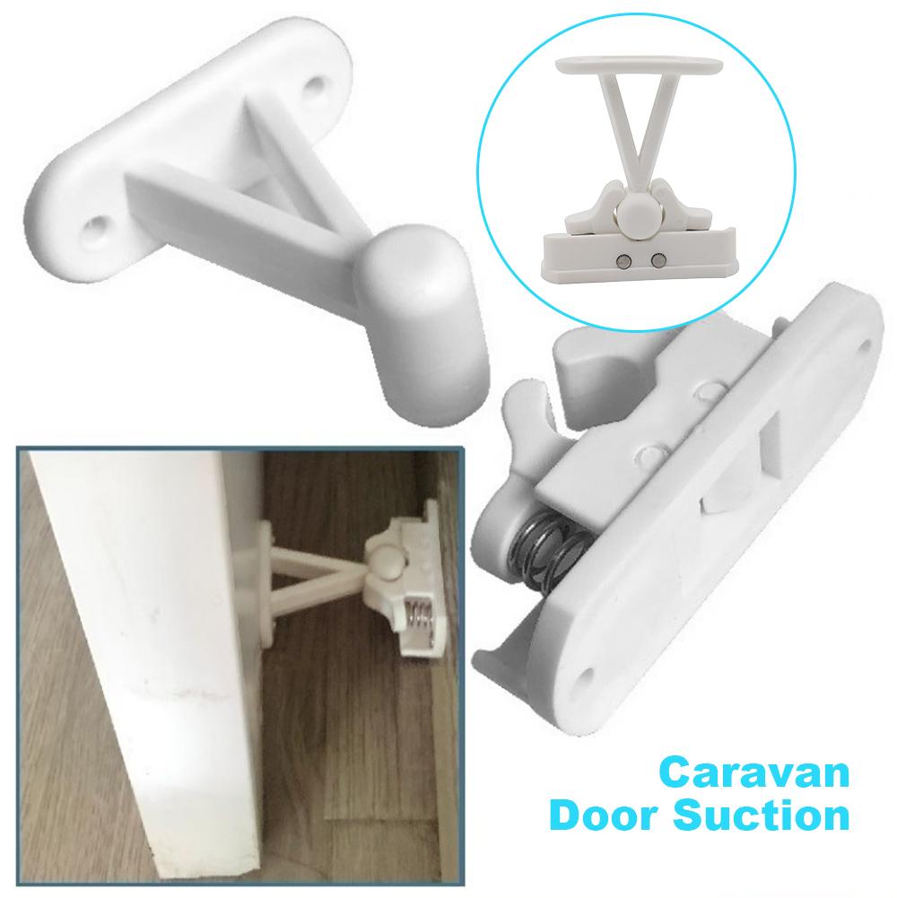 Door Stopper Clip RV Motorhome Door Lock Stopper Clip Latch Nylon Buckle Door Retainer Catch Holder Set for Camper Caravan Boats