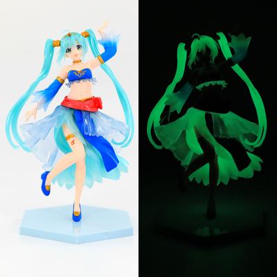 Neue Anime Glow Dancer Vocaloid Bewegliche Puppe Spielzeug Mädchen PVC Puppenmodell Spielzeug Schmuck Requisiten Sammlung Geschenk