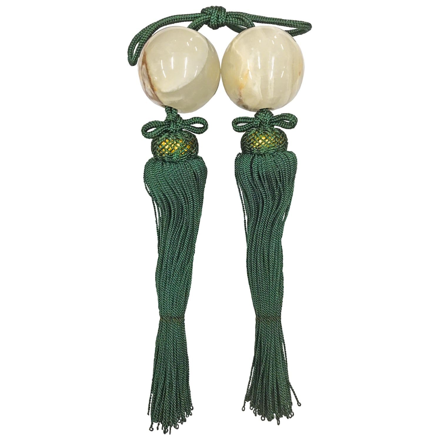 

Металлические изделия Фукуи: Декоративный элемент для украшения подвесных свитков, Зеленый музыкальный колокольчик F-0283