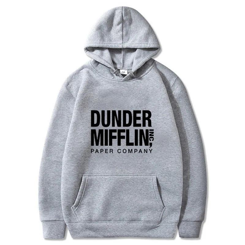 The Office Dunder Mufflin INC Hoodie Dwight Schrute Sweatshirt Men Women Hoodies Casual Pullover Hooded Sweater