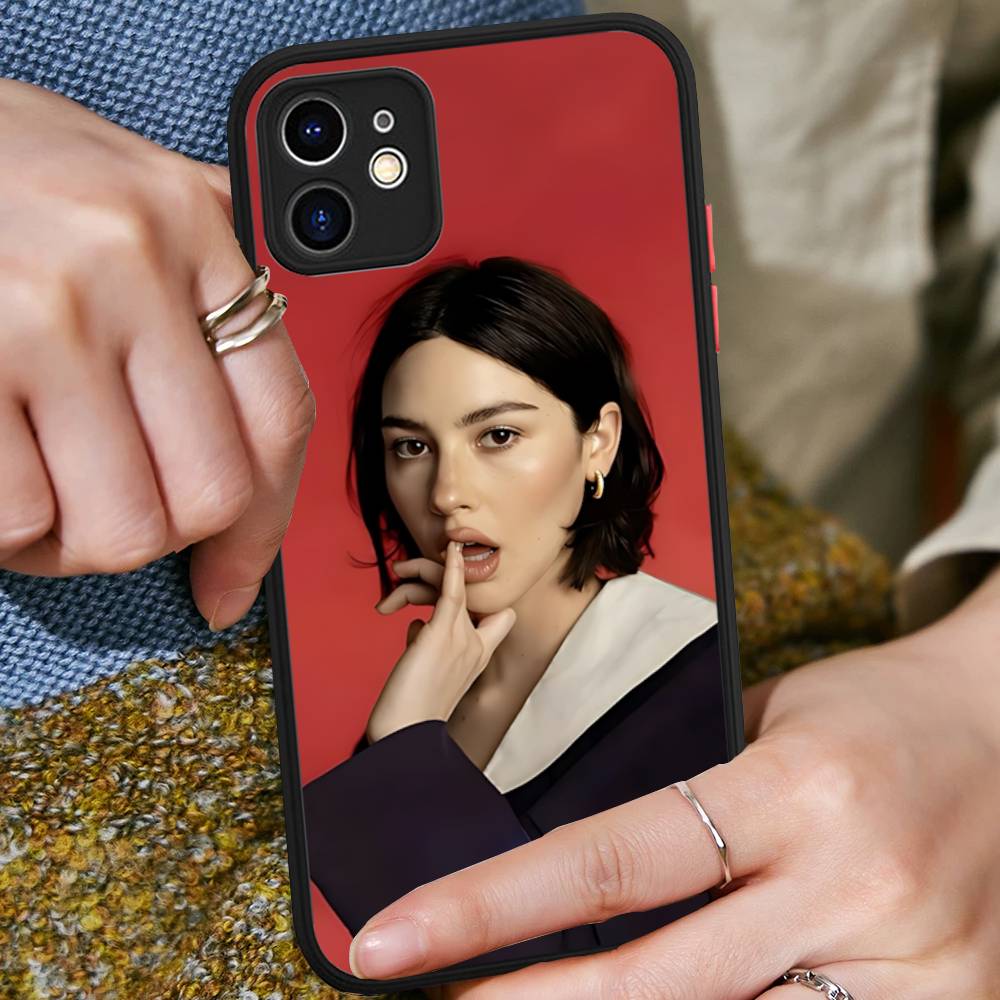 

Popular G-gracie Singer A-abrams For IPhone 11 12 13 14 15 16 Pro Max Plus Matte Translucent Phone Cover iphone Xs Max