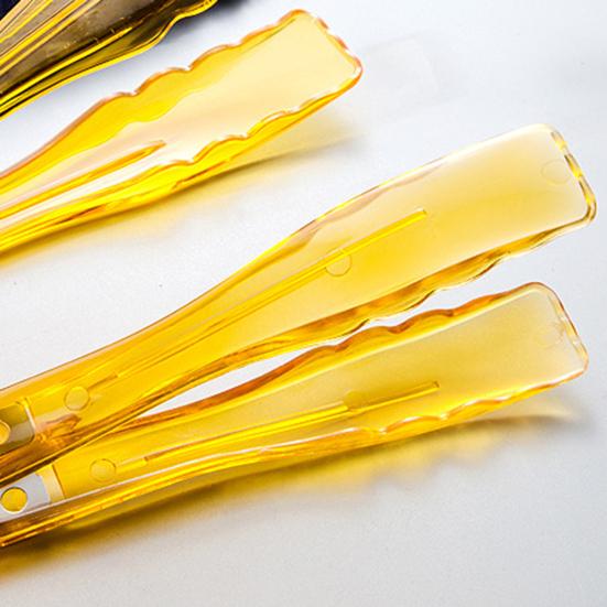 Food Clip Comfortable Grip Non-slip Easy To Clean Anti-scalding Plastic Handheld Bread Toast Tong Cooking Tool Kitchen Gadget