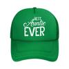 Best Auntie Ever Family Love Art Mesh Baseball Cap Casual Hat Outdoor  For Womens Unisex FeUnisex