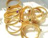 Elegant Gold-Plated Zircon Elastic Bangle: Korean-European Style Women's Jewelry