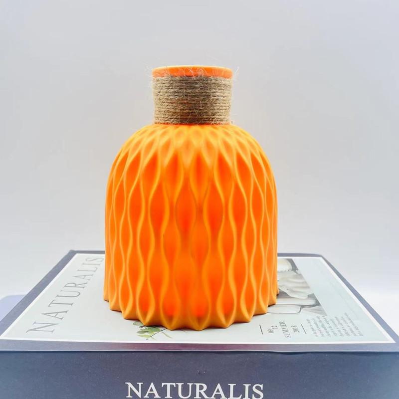 1PC Water Ripple Plastic Vase Wave Flower Pot Arrangement Modern Nordic Style Home Living Room Desktop Decoration Ornament