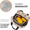 Opossum and Roses Lunch Tote Bag for Women Fashionable Gifts Collapsible Simple Modern DIY Bag Large