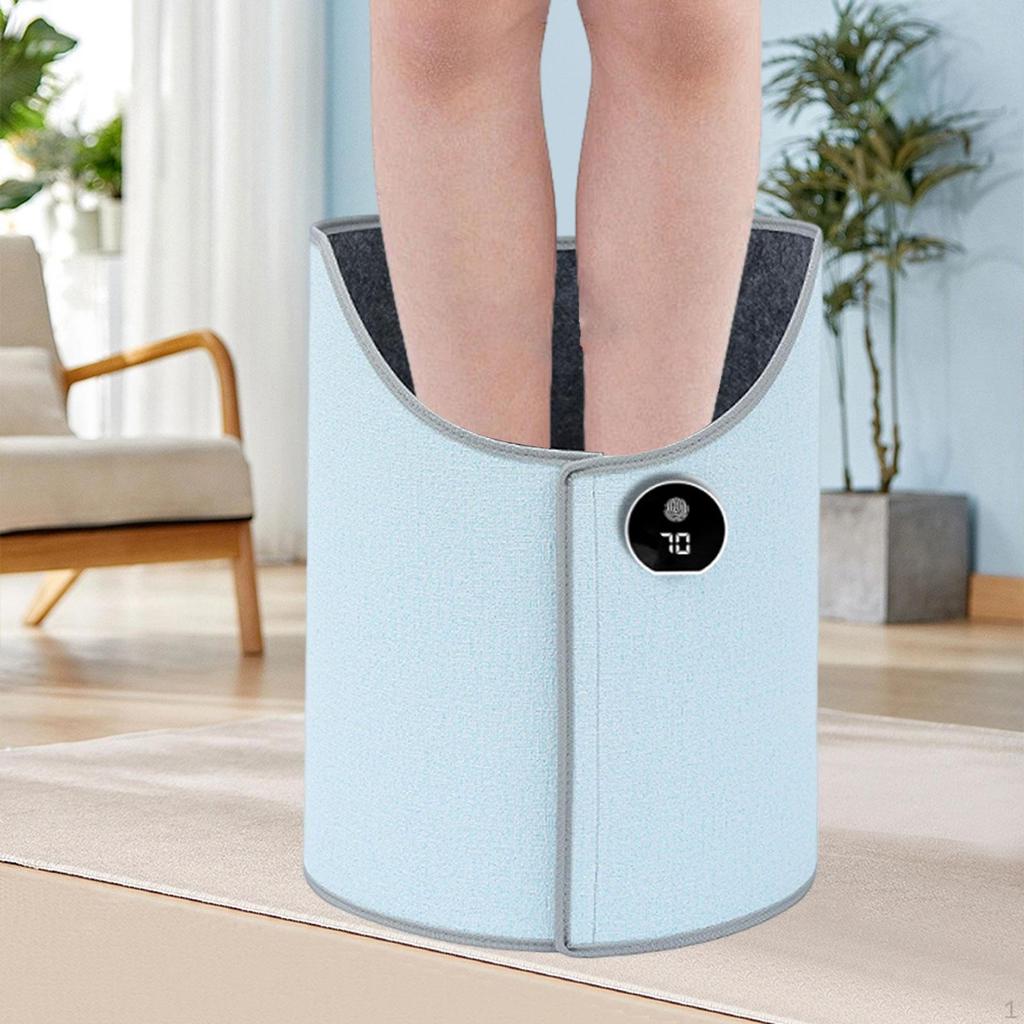 Schreibtisch-Beinwärmer Premium Faltbar Leise Heizung für Studio Zuhause Wohnheim Rosa