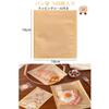YFFSFDC Freshly Baked Bread Bags, 100-Count, with Clear Window, Kraft Paper and Semi-Film Paper, for Baking, Snacks, Fried Foods, and Tempura, with Co