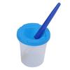Paint Mixing Cup Set Premium Material Spill Proof Wide Application Paint Cups with Brushes for Art Painting Course