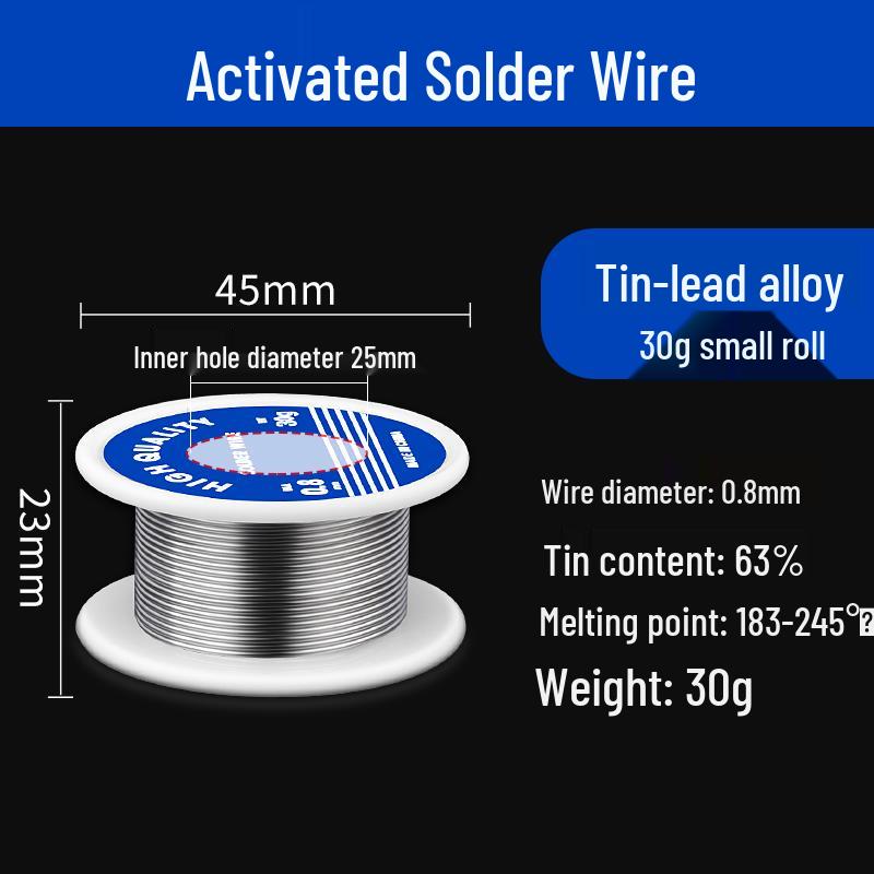 High-Purity Lead-Free Rosin Core Solder Wire for Low-Temperature Welding