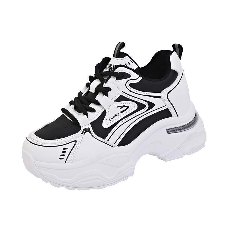 Dad Shoes Children 2025 New Autumn and Winter Small Inner Height Increase Women's Shoes Platform Casual Sports Shoes