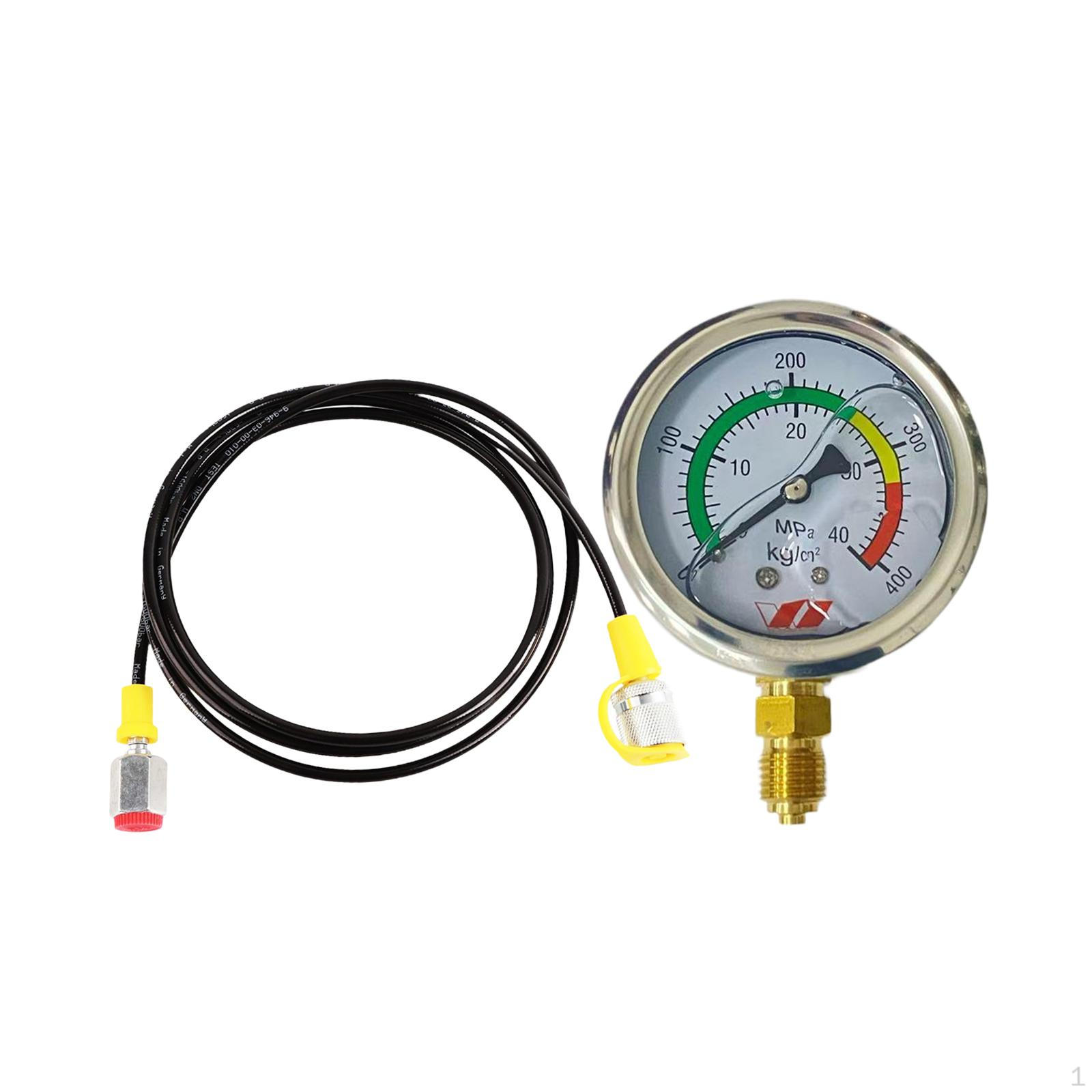 

Гидравлический шланг Точка проверки Муфта M16*2-BSP1/4 с манометром Легкая Ремонтная деталь Фитинг Премиум