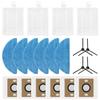 4 Filters 6 Mop Cloths 6 Dust Bags 4 Side Brushes All Compatible with For ILIFE A30 Pro Robot Vacuum and Mop Models