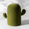Retro Olive Green Velvet Tissue Box Desktop Ceramic Creative Napkin Paper Box Withdrawable Tissue Boxes Household Tissue Case